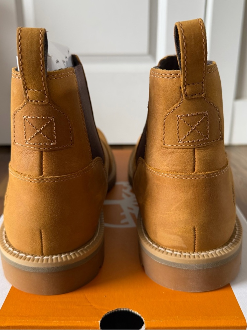 Timberland Redwood Falls Mid Chelsea Boot Wheat Men’s Size 10.5 M - Picture 5 of 13